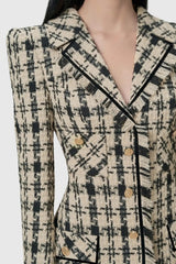 Houndstooth Mini Dress