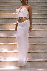 Shell Knitted Dress Set