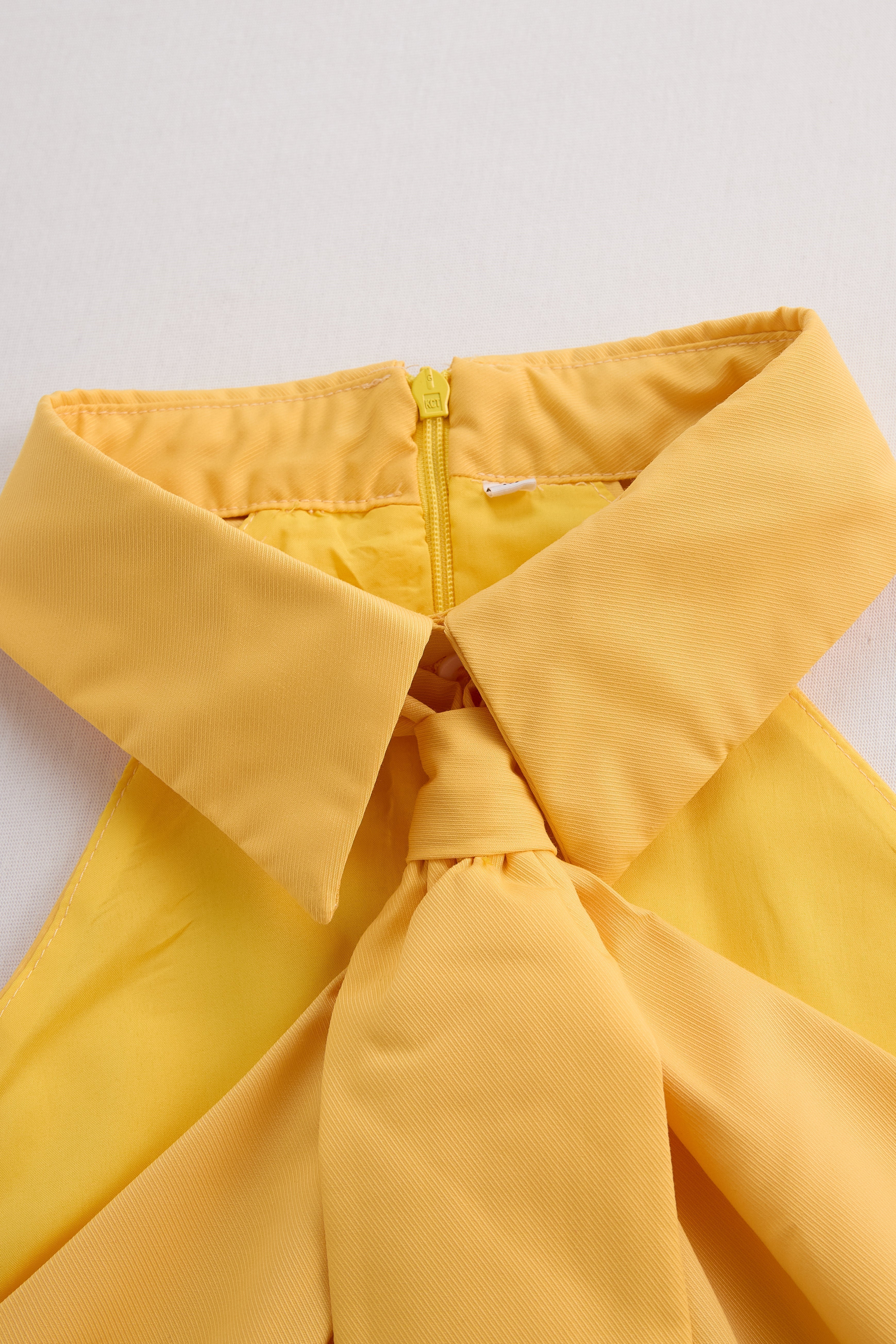 Stylish Sleeveless Halter BlouSequin with Neck Tie Detail