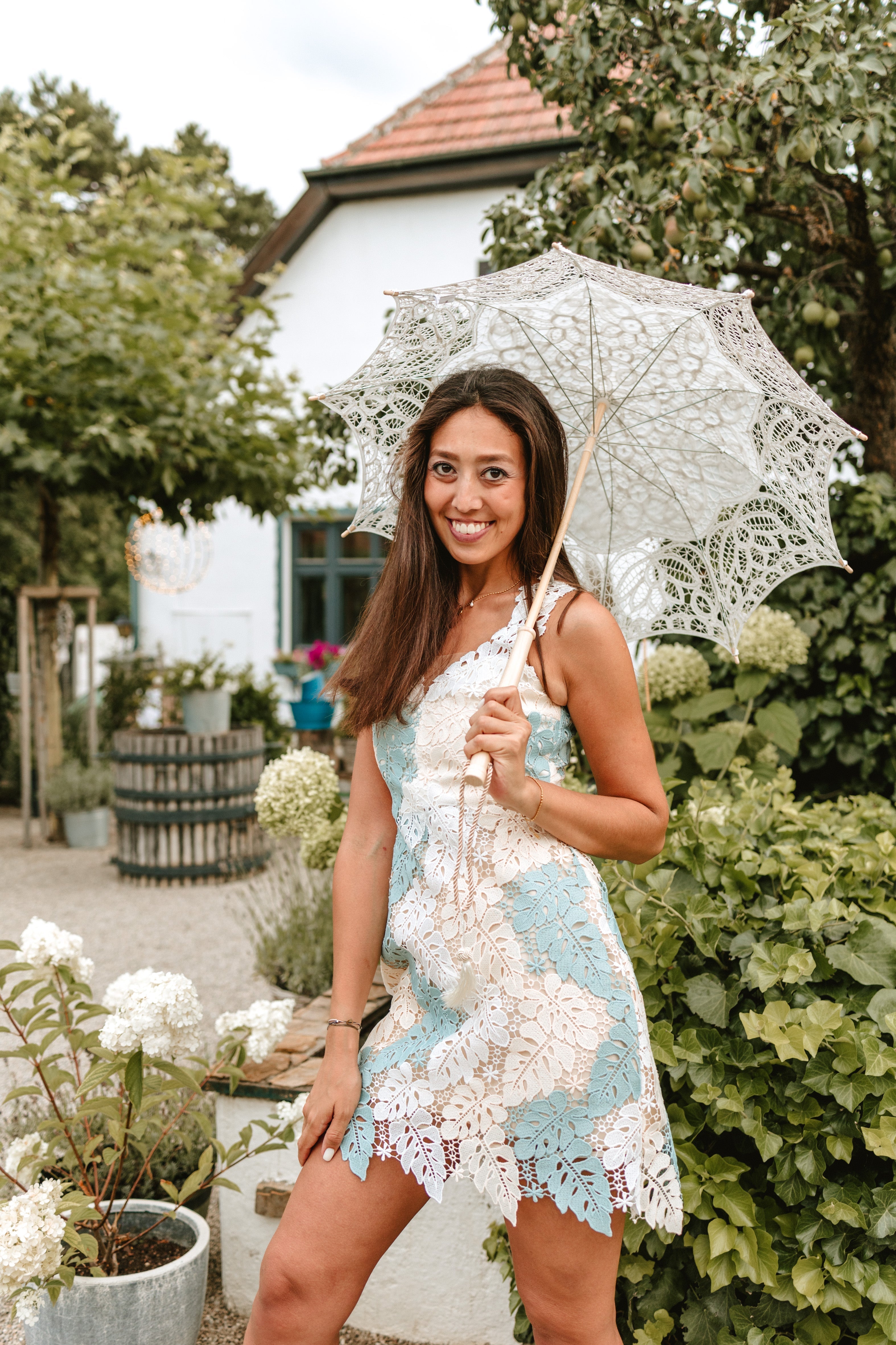 Hilda | Guipure Lace Mini Dress