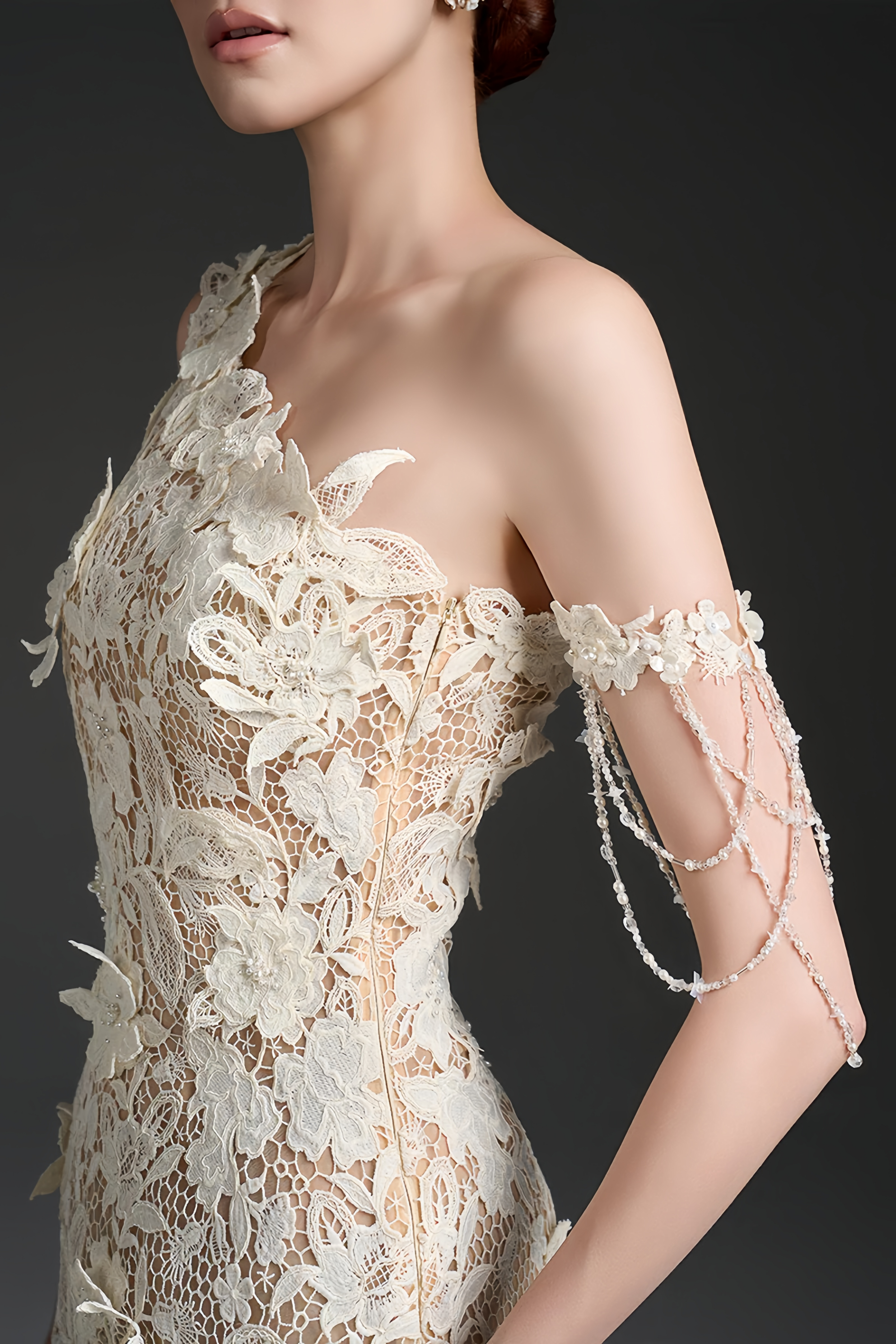 White One Shoulder Floral Mini Dress