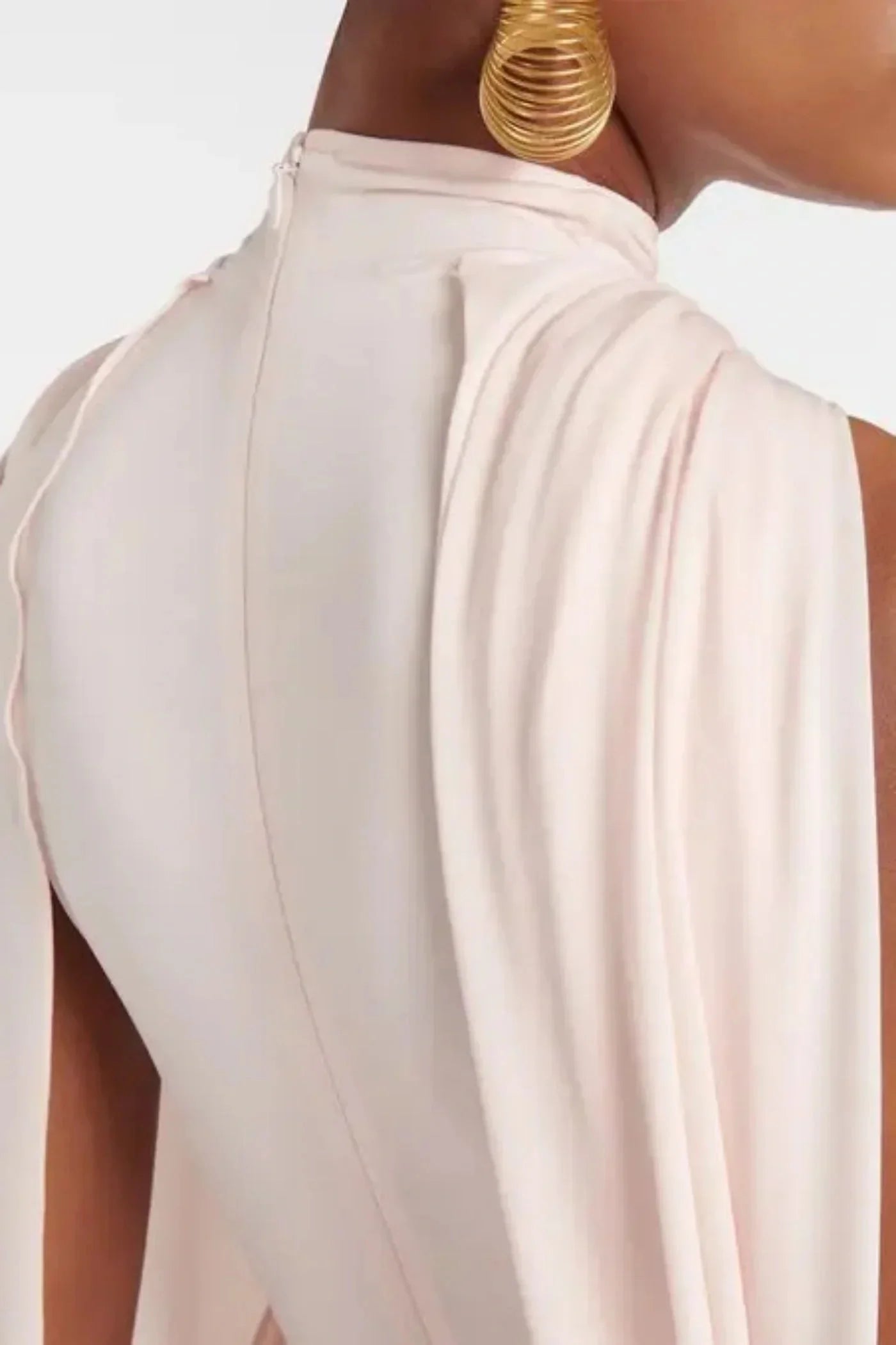 Cape Midi Dress