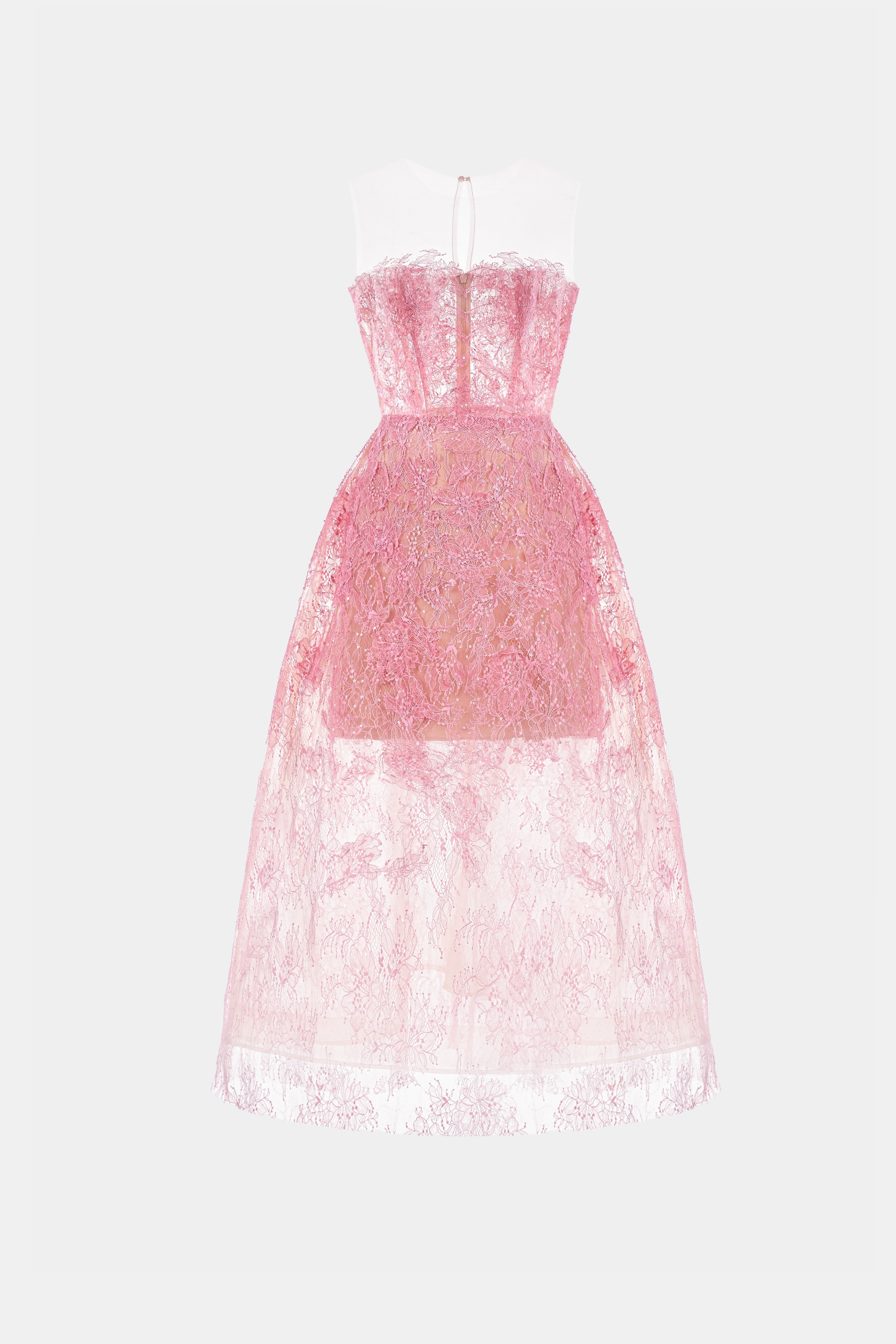 Pink Lace Dress