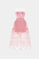 Pink Lace Dress