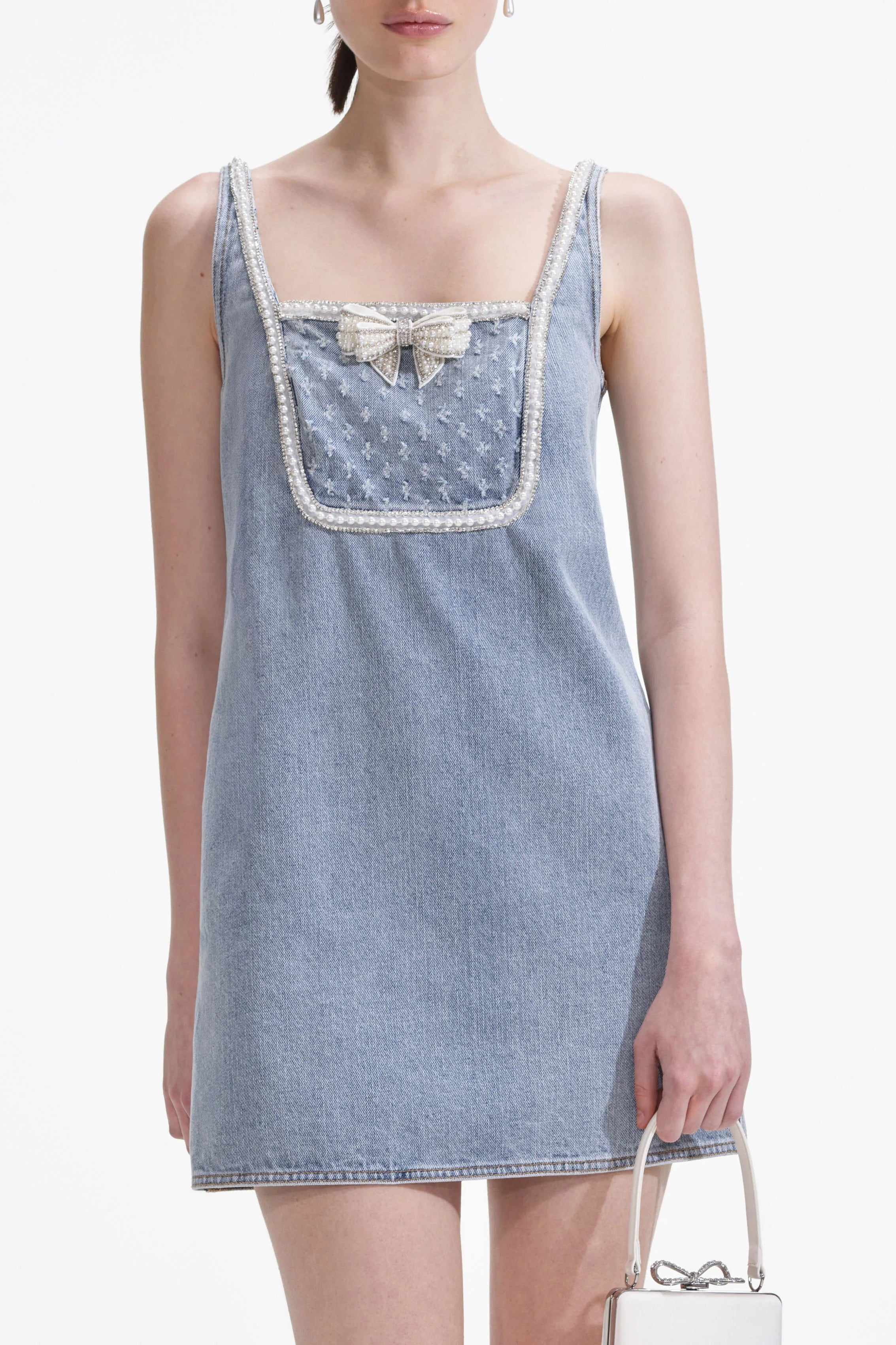 Light Blue Denim Mini Dress