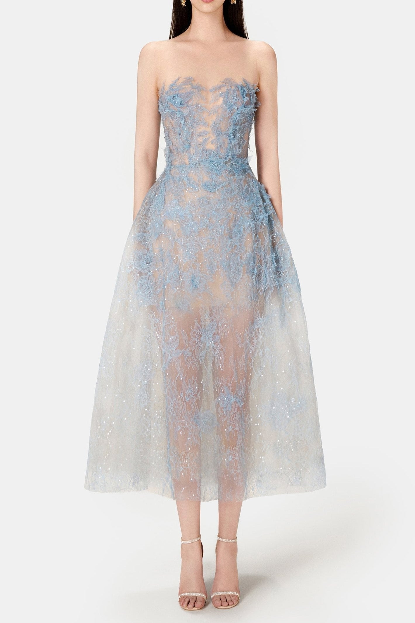 Blue Lace Dress