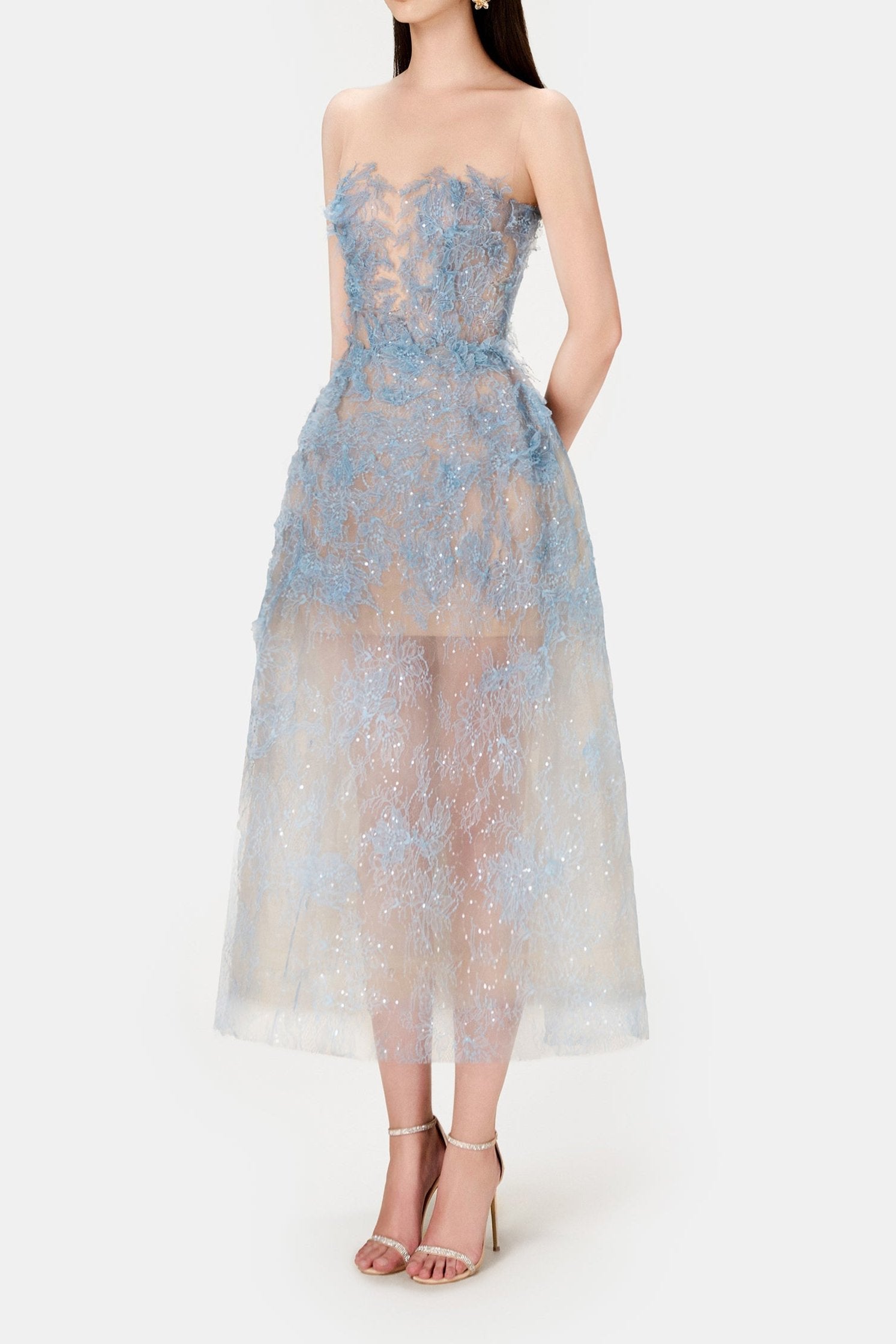 Blue Lace Dress
