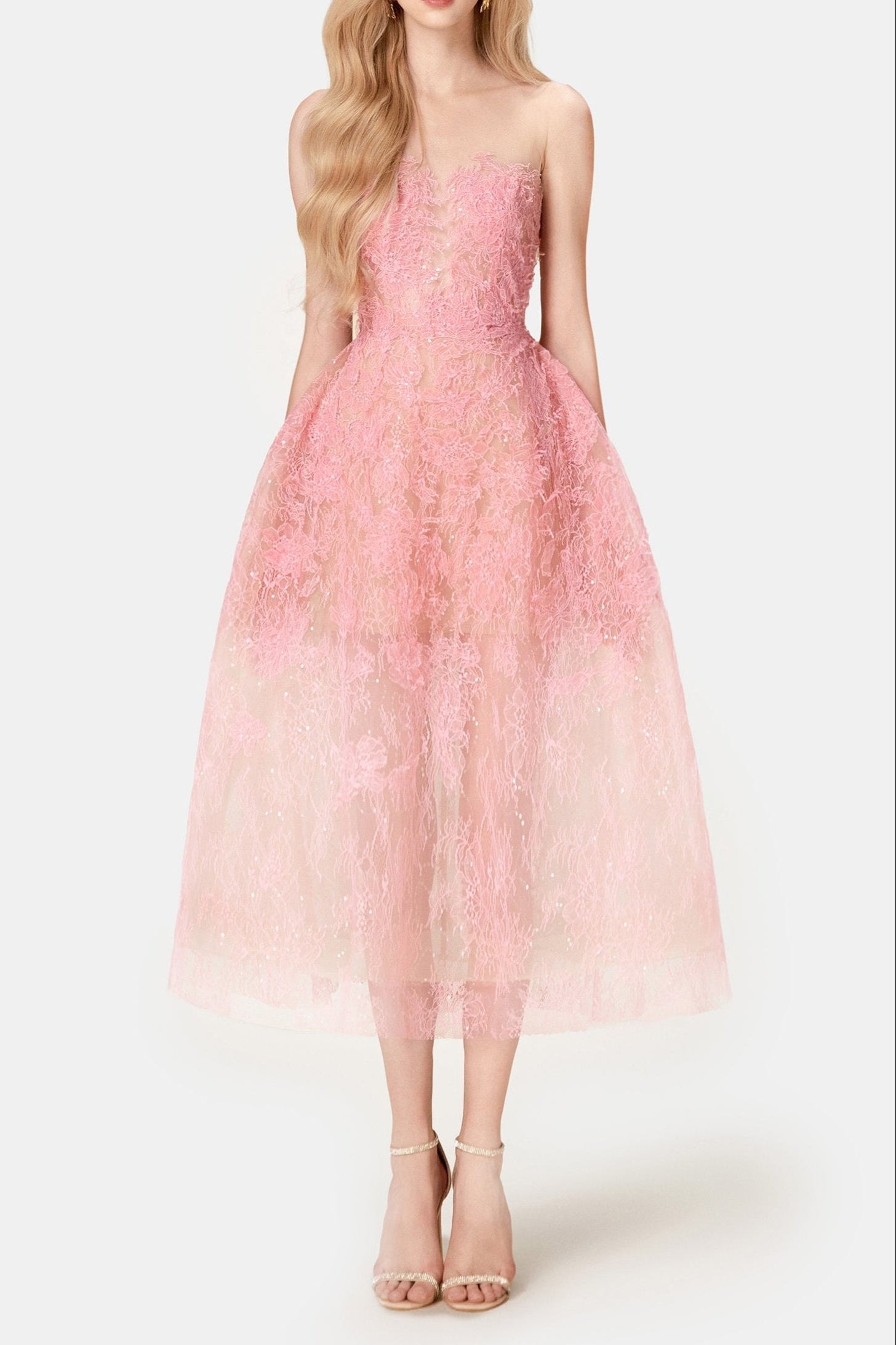 Pink Lace Dress