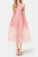 Pink Lace Dress