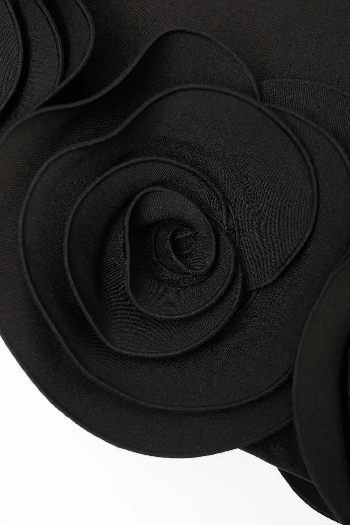 Floral Mini Dress - Black