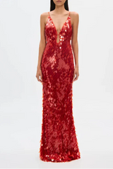 Sapphire Sequin Maxi