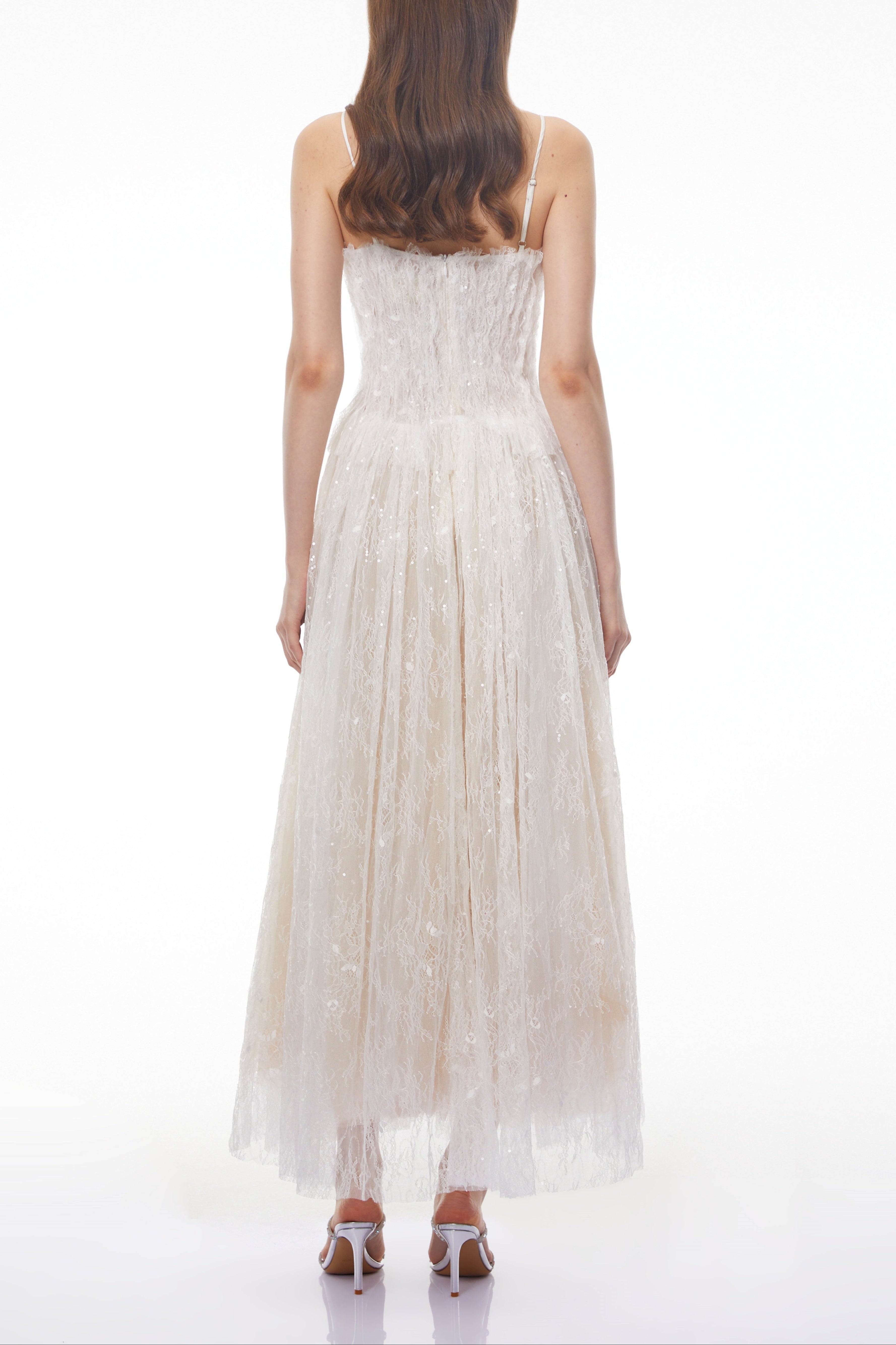 White Lace Maxi Dress