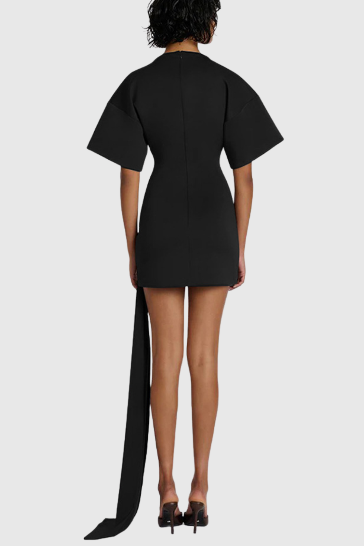 Embellished Mini Dress - Black