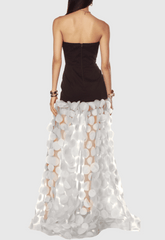 Mesh Maxi Dress - White