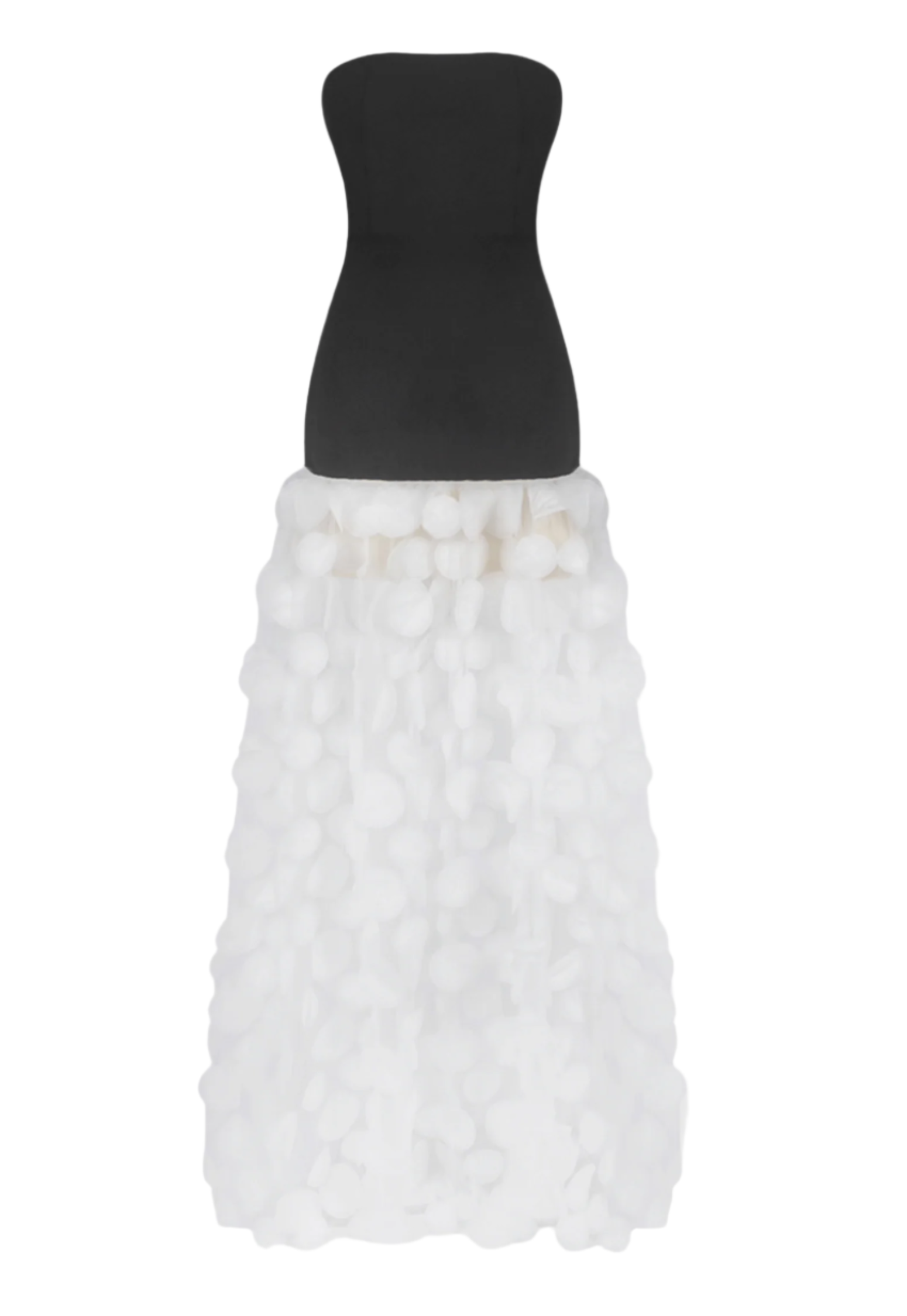 Mesh Maxi Dress - White