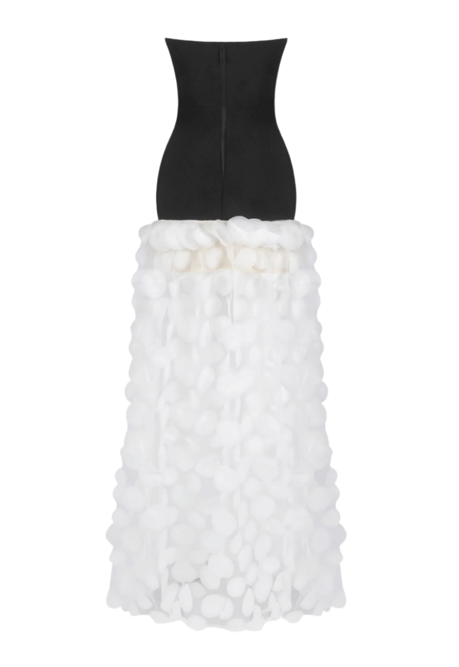 Mesh Maxi Dress - White