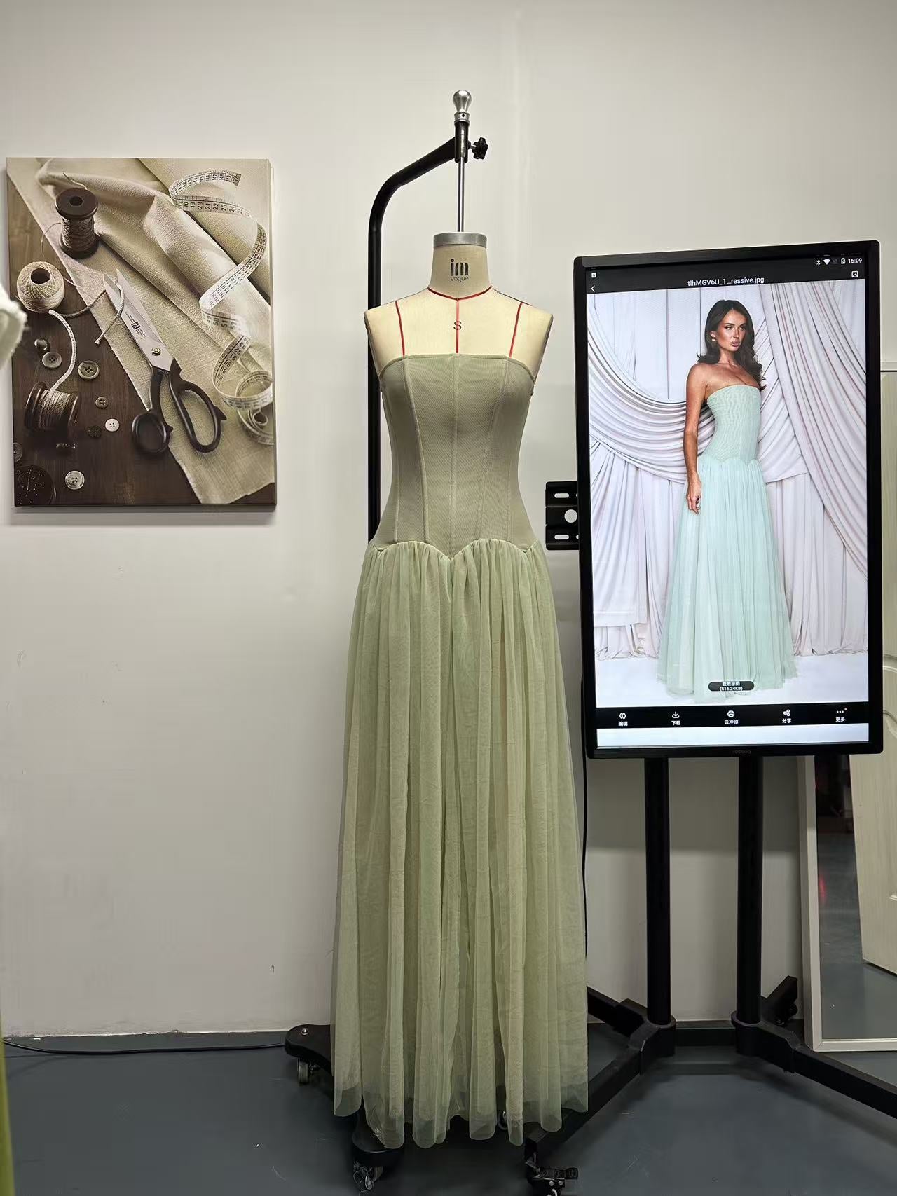 Maxi Dress - Green