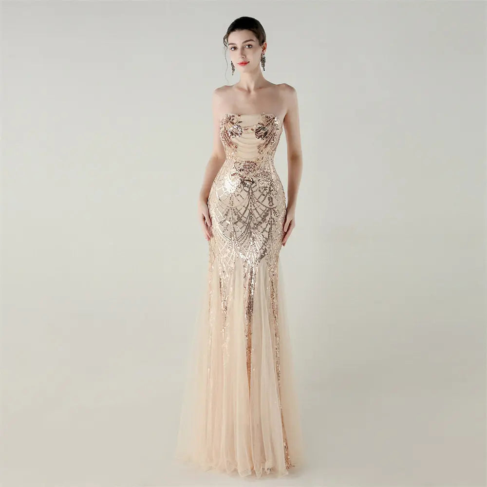 Sequin Maxi Dress