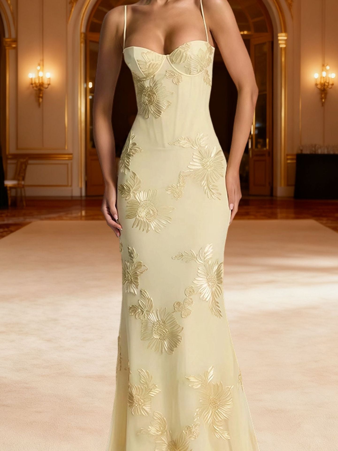 Maxi Dress -Brown