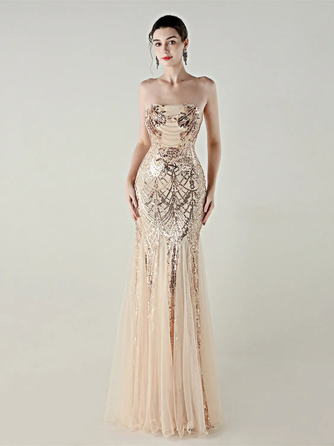 Sequin Maxi Dress