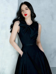 A-line Midi Dress with Belt