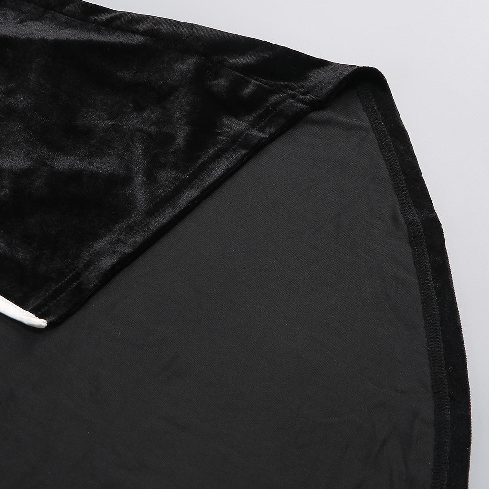 Cascade Maxi Dress in Black