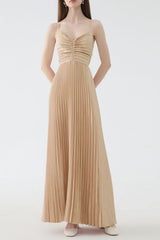 Slip Maxi Dress in Apricot