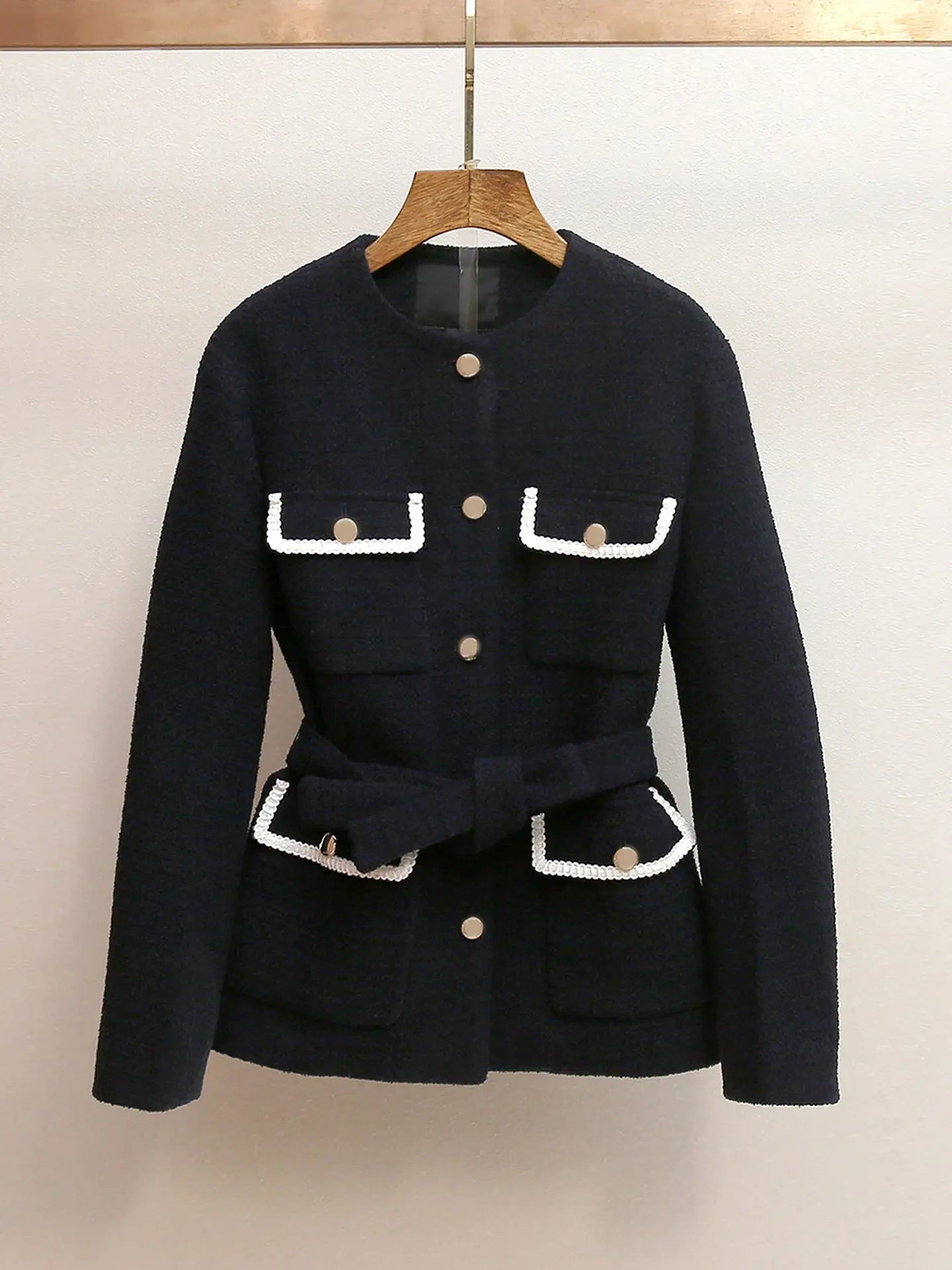 Navy Blue 4-Pocket Jacket