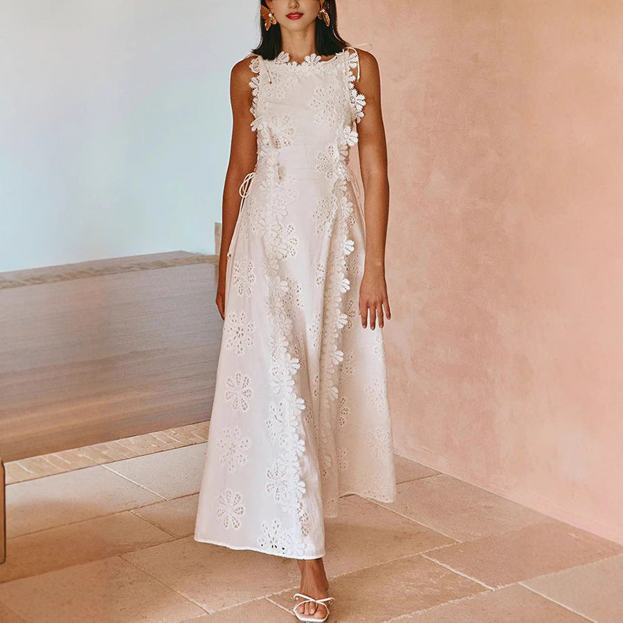 Embroidered Maxi Dress