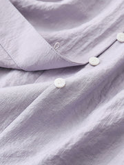 Drawstring Neck Dolman Batwing Short Sleeve Blouse