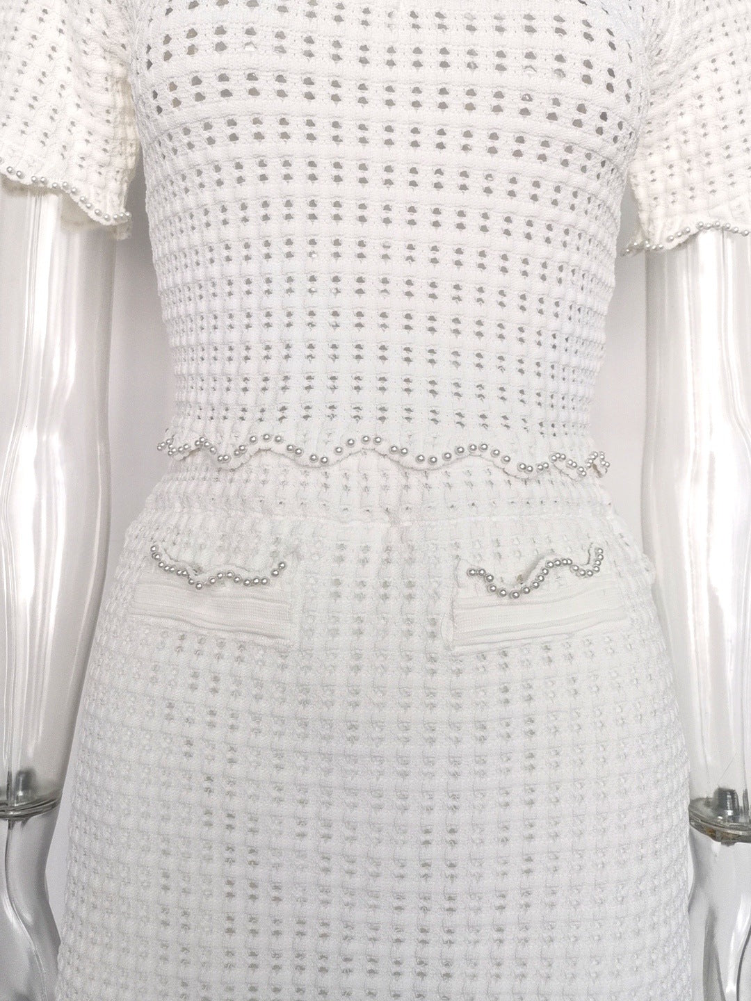 Ruffle Trim Knit Sweater
