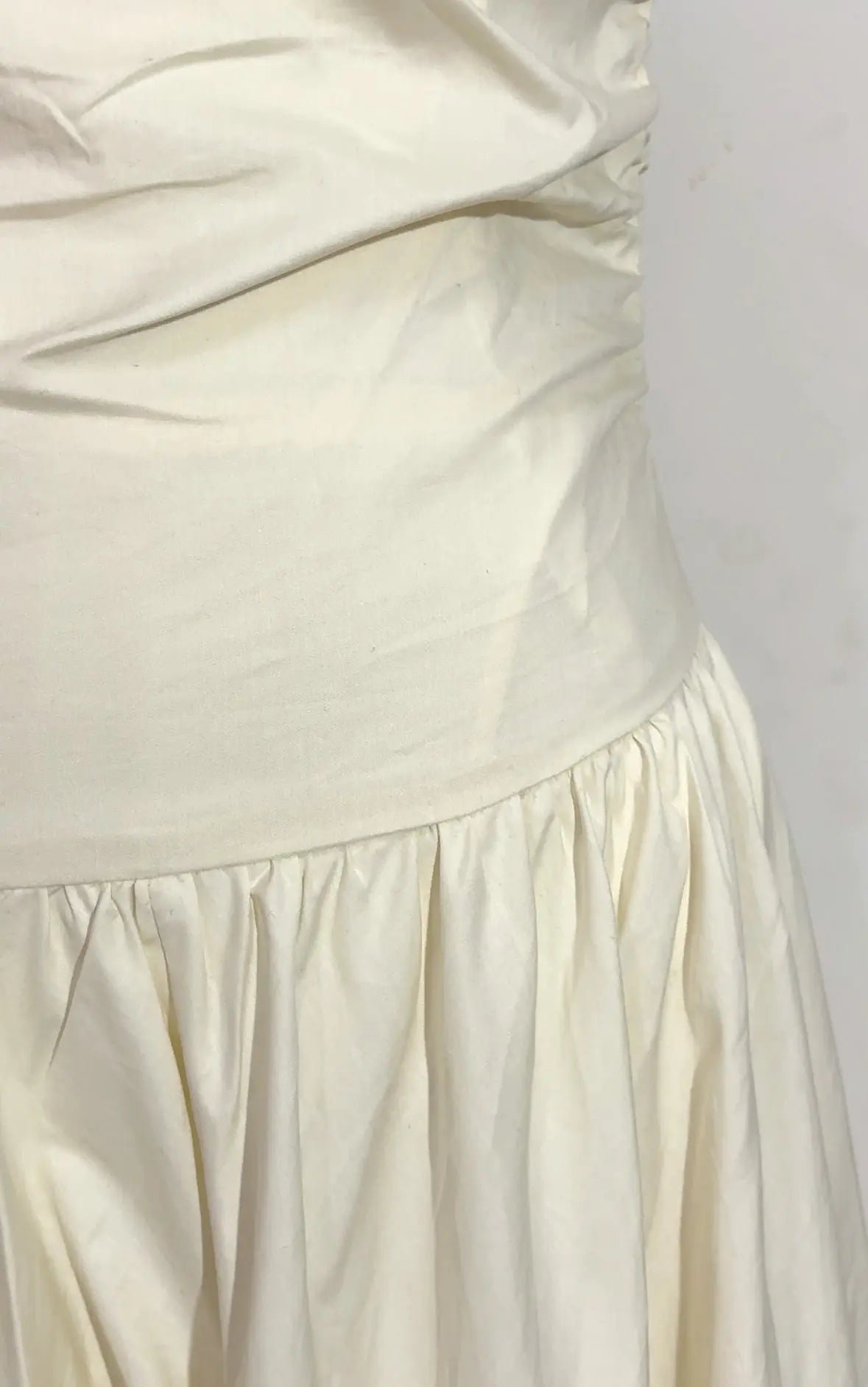 Ruched A-Line Sleeveless Midi Dress in Apricot