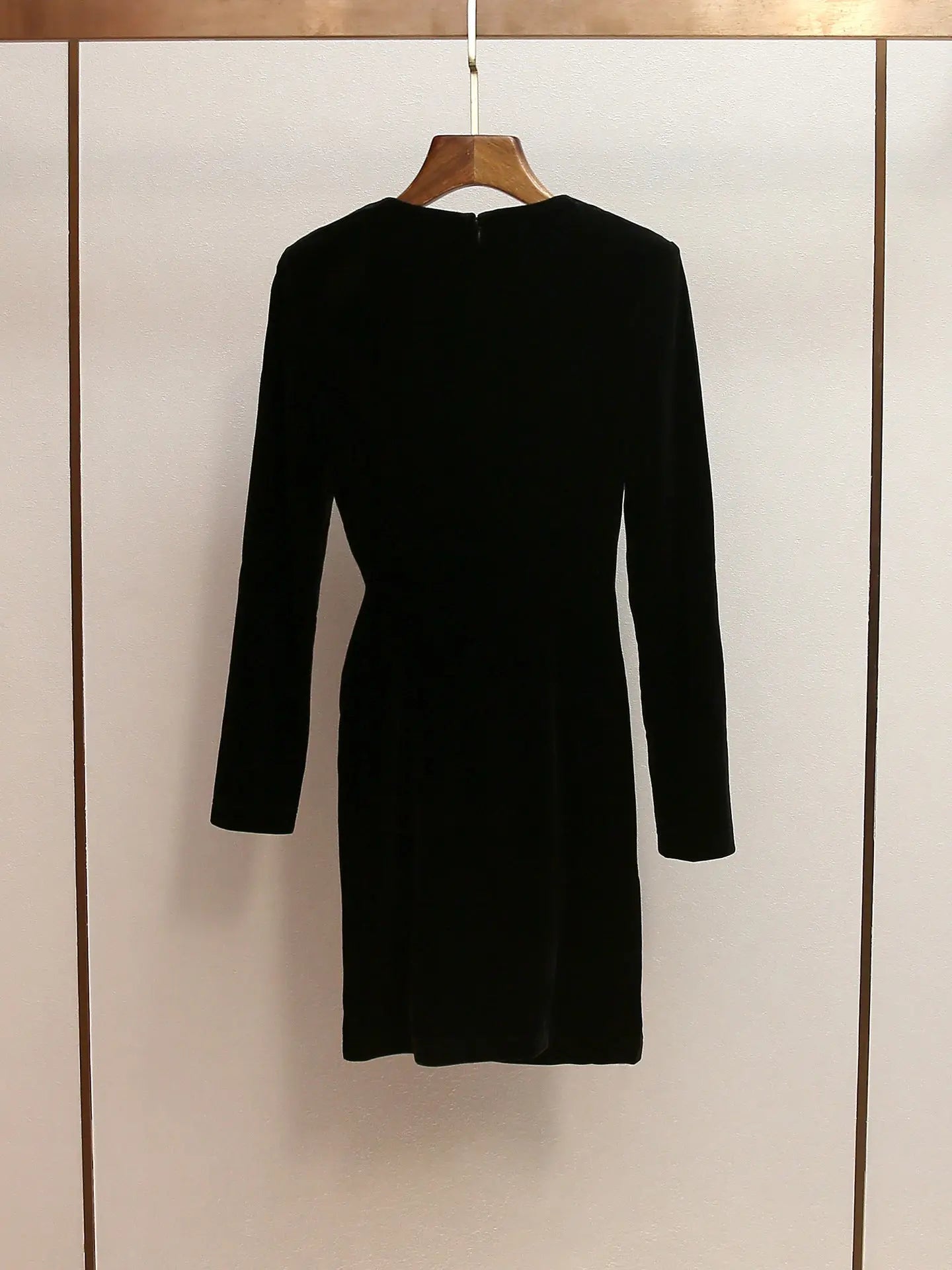 Black Embellished Mini Dress
