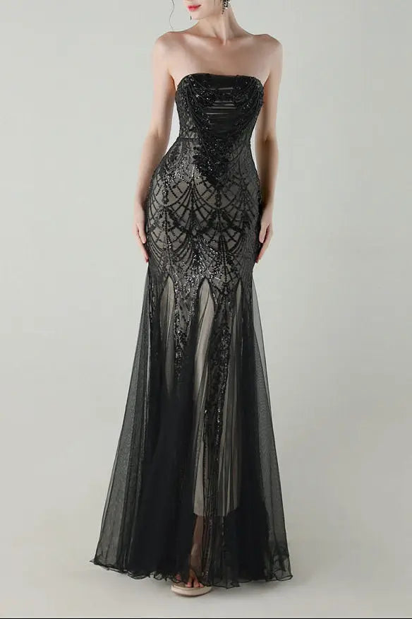 Sequin Maxi Dress