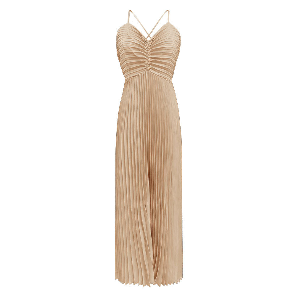 Slip Maxi Dress in Apricot
