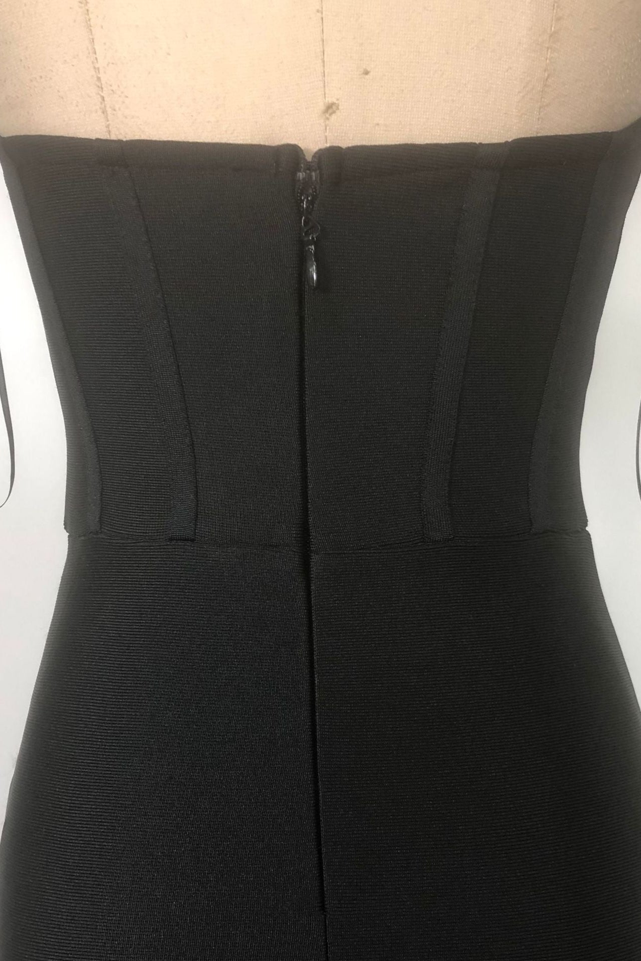Black Mesh Bandage Maxi Dress