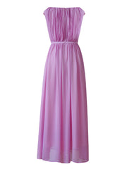 Pink One-Shoulder Dress
