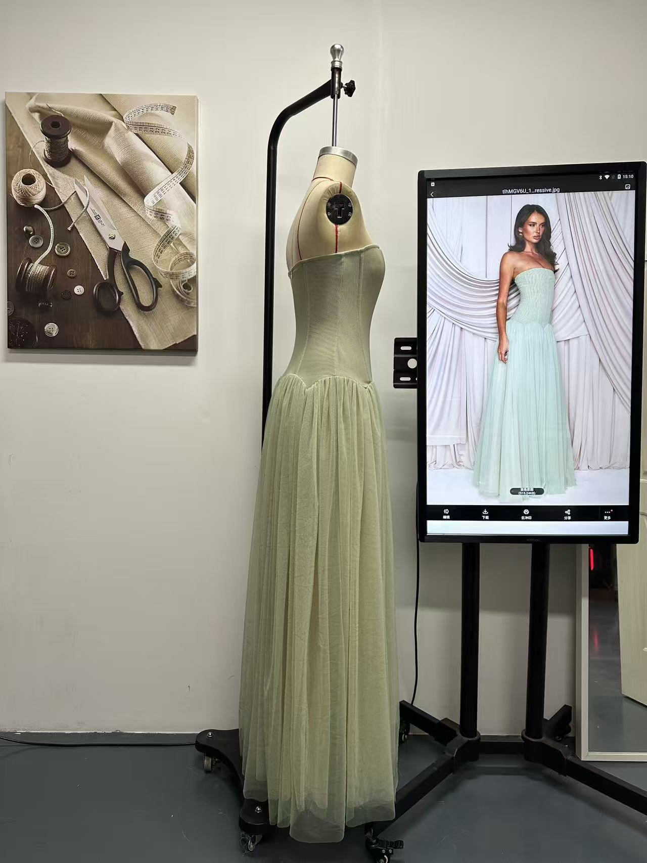 Maxi Dress - Green