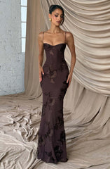 Maxi Dress -Brown
