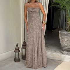 Maxi Dress-Dark Blue