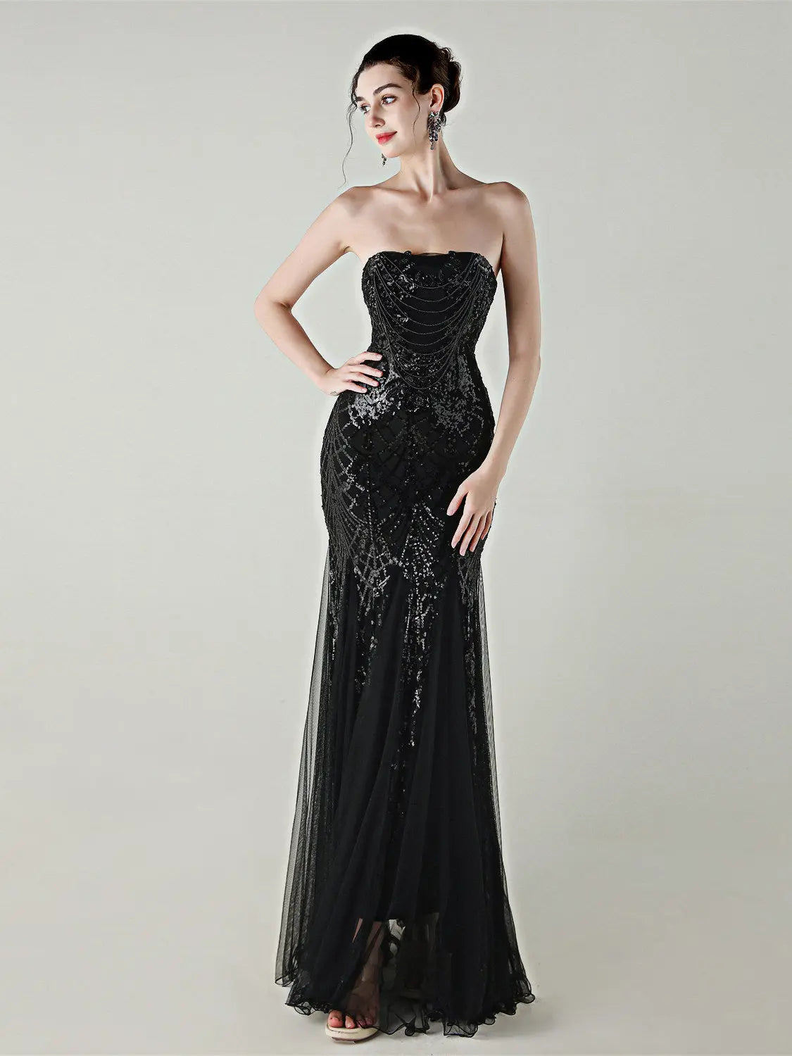 Sequin Maxi Dress