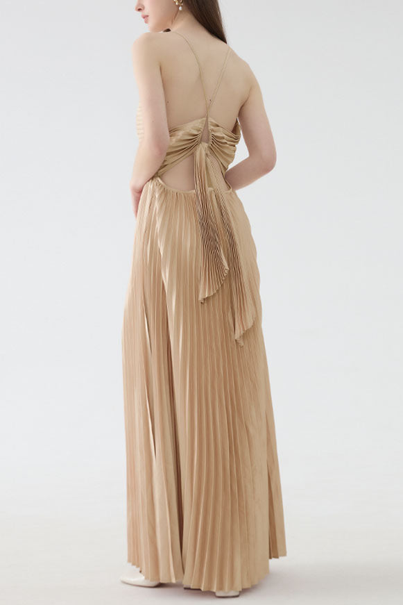 Slip Maxi Dress in Apricot