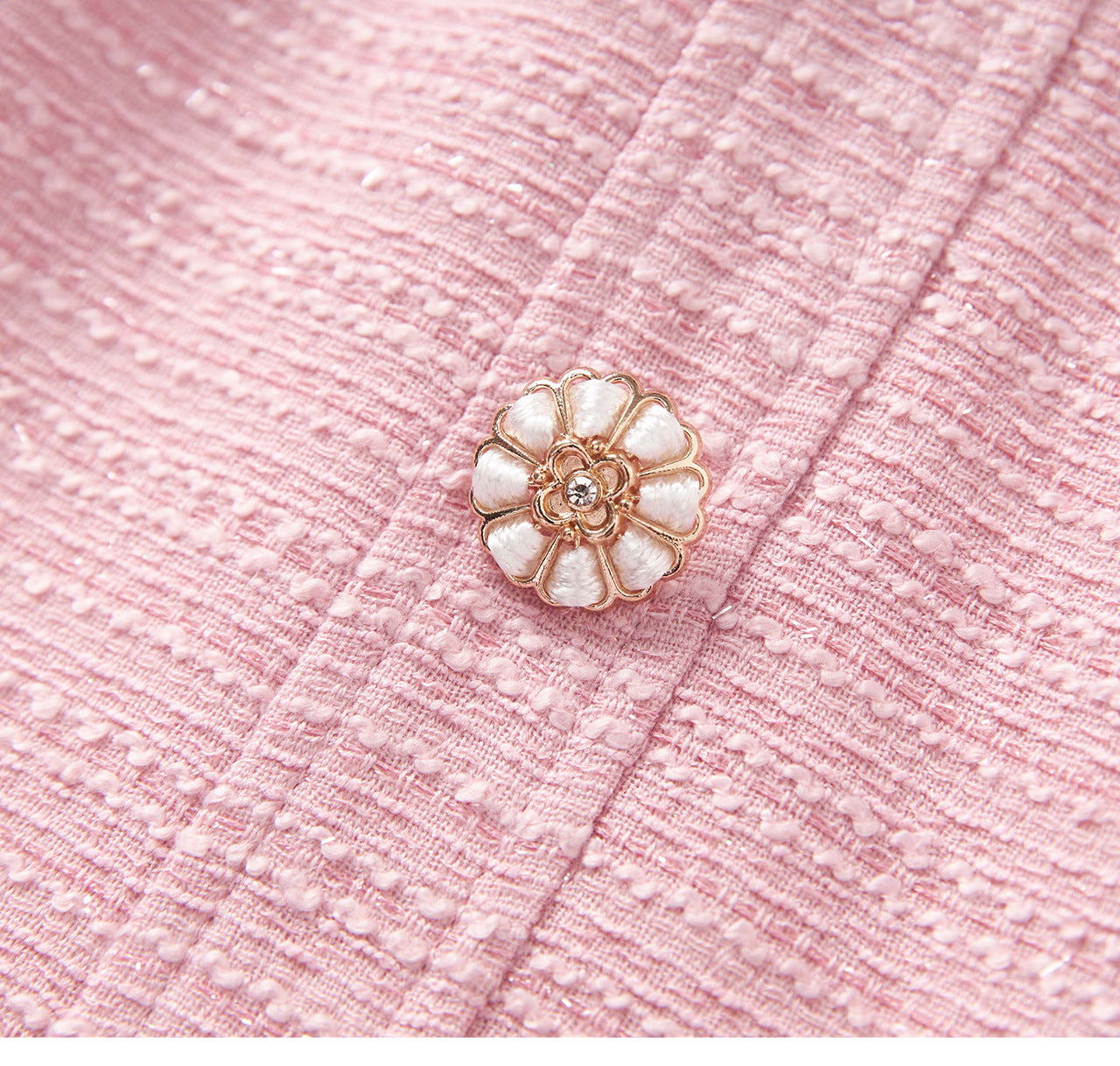 Embossed Puff Sleeves Mini Dress in Pink