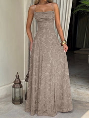 Maxi Dress-Khaki