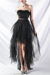 Feather Midi Dress