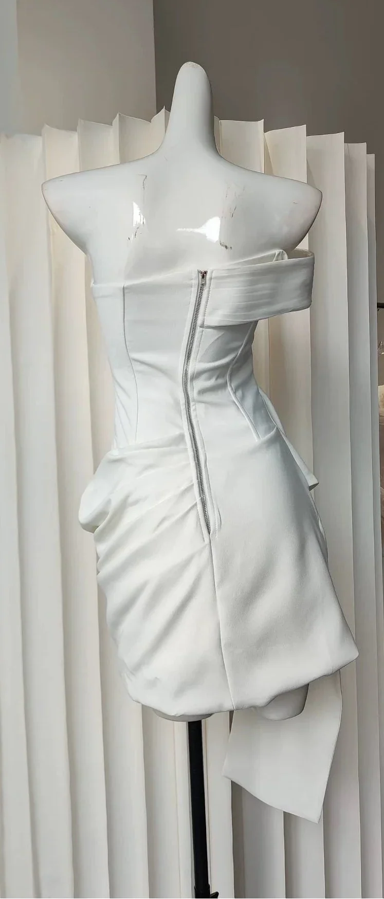 Off Shoulder Wrap Mini Dress
