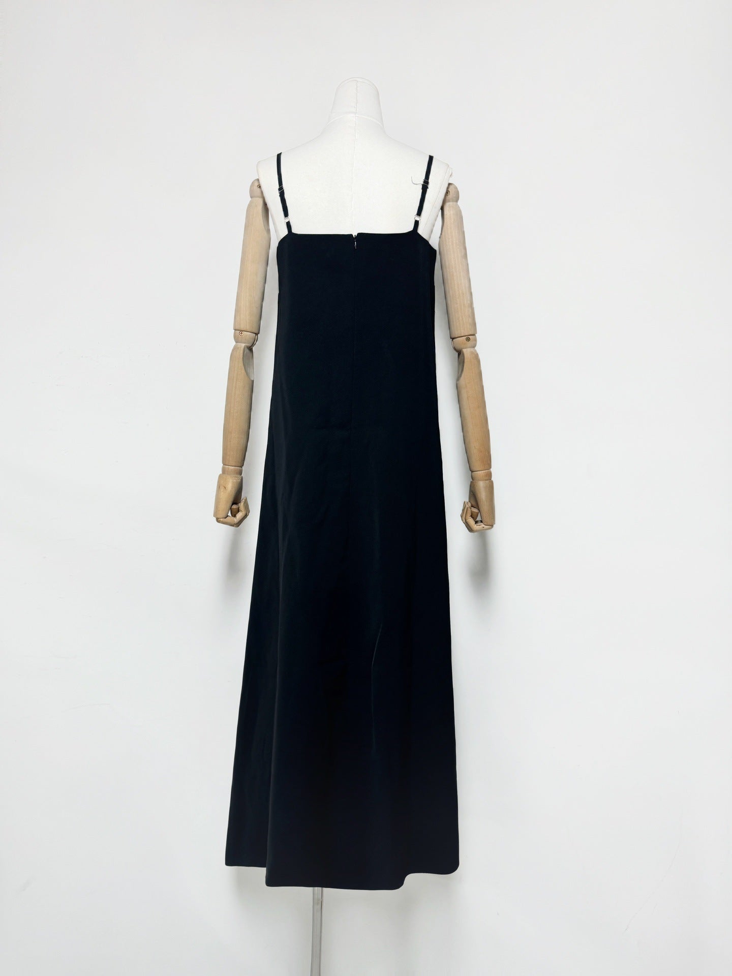 Embroidered Maxi Dress in Black