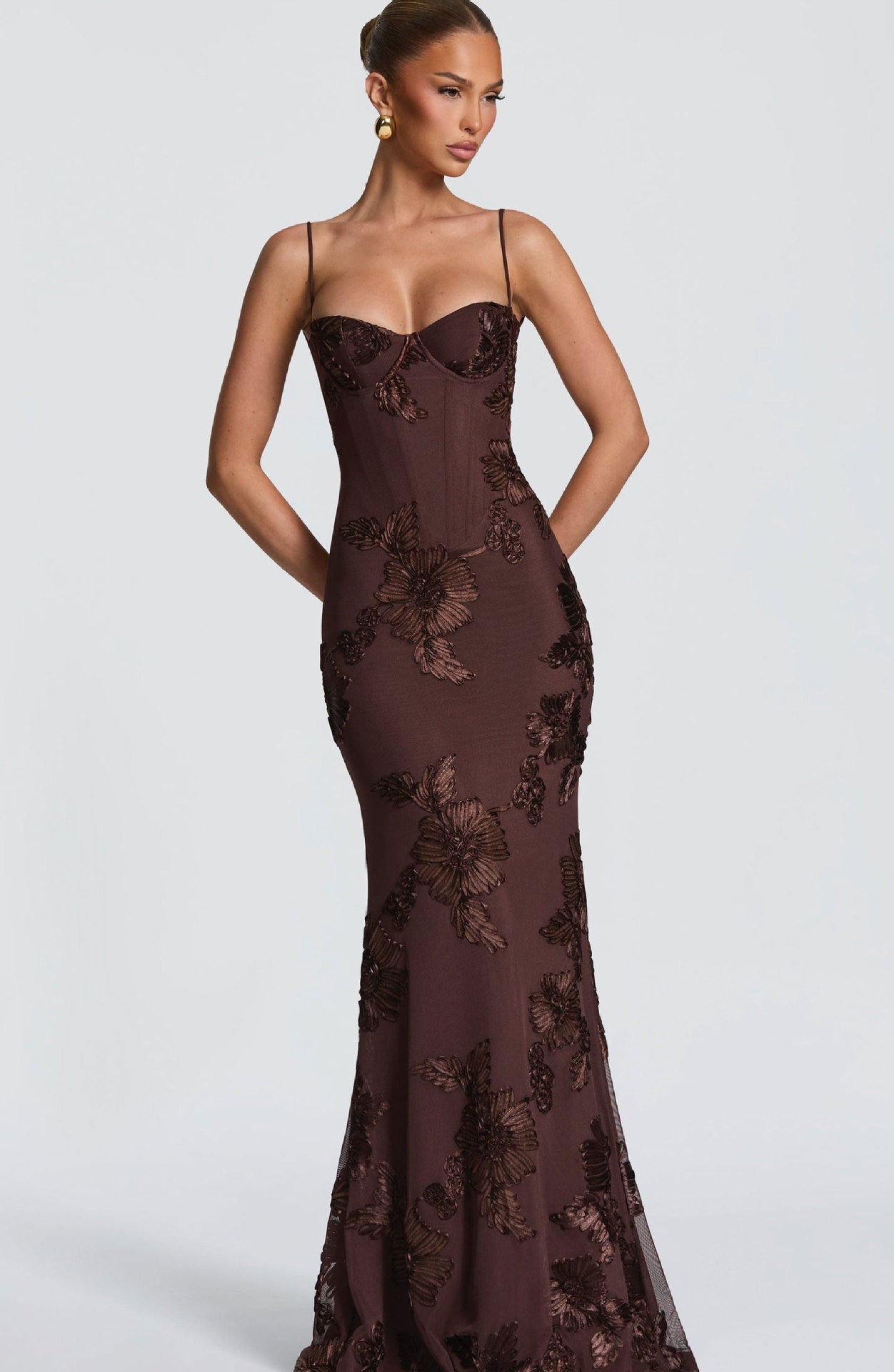 Maxi Dress -Brown