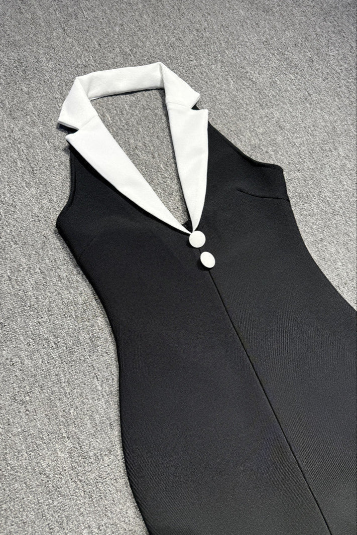 Halter Maxi Bandage Dress