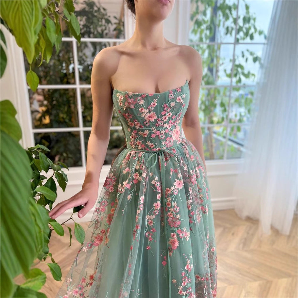 Floral Ballerina Midi Dress
